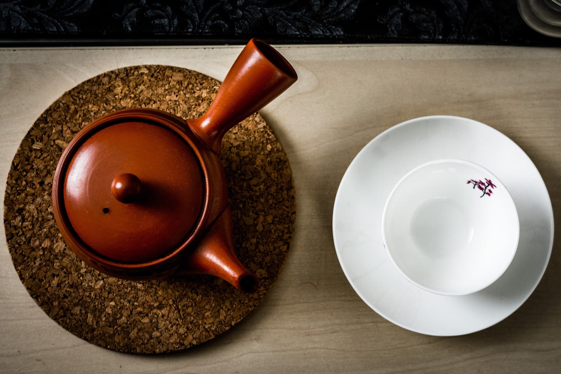 A quiet tea still life in soft daylight.
